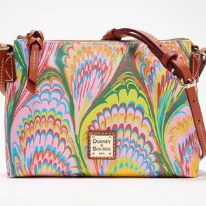 Dooney & Bourke Coated Cotton Plumes Pouchette  0212